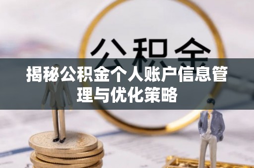 介休揭秘公积金个人账户信息管理与优化策略