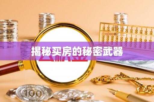 介休揭秘买房的秘密武器